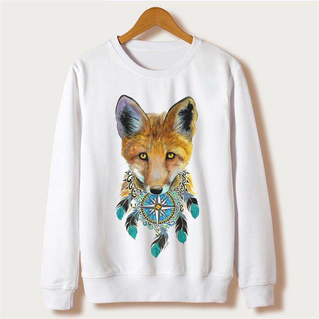 Huskies Casual Sweatshirt Women Hoodies