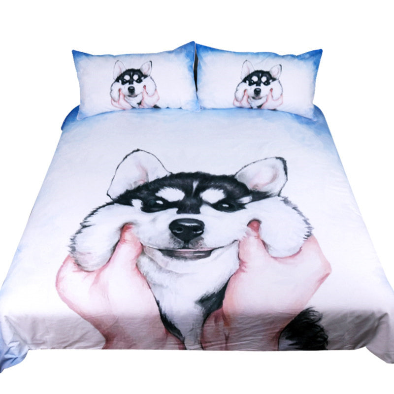 Husky Puppy Bedding Set